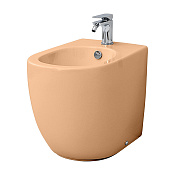 ArtCeram File 2.0 Биде напольное 37x52 см, 1 отв., с переливом, с креплениями, цвет: arancio cammeo FLB002 13 00