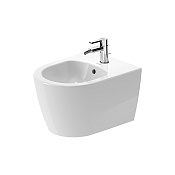 Duravit Me by Starck Биде подвесное 37x48 см, 1 отв. под смес. и покрытием Wondergliss, цвет: белый 22901500001