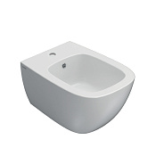 Globo Genesis Биде подвесное 50x36,5 см, c 1 отверстием под смеситель и переливом, цвет: белый GNS10BI