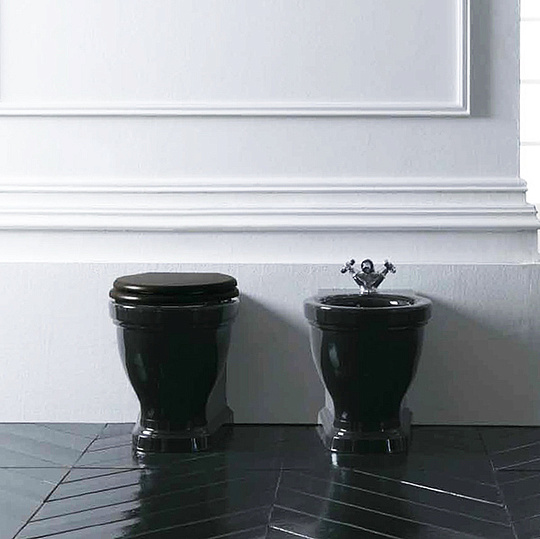 Galassia Ethos Биде напольное, цвет: черный 8438МNE 8438MNE