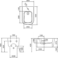 Galassia Meg11 Биде подвесное 5412