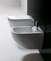 Galassia Plus Design Биде подвесное 35х55 см, с переливом, цвет: белый глянцевый 6112