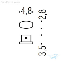 Colombo Design Trenta Крючок для полотенец, подвесной, цвет: chrome BPT17.CR