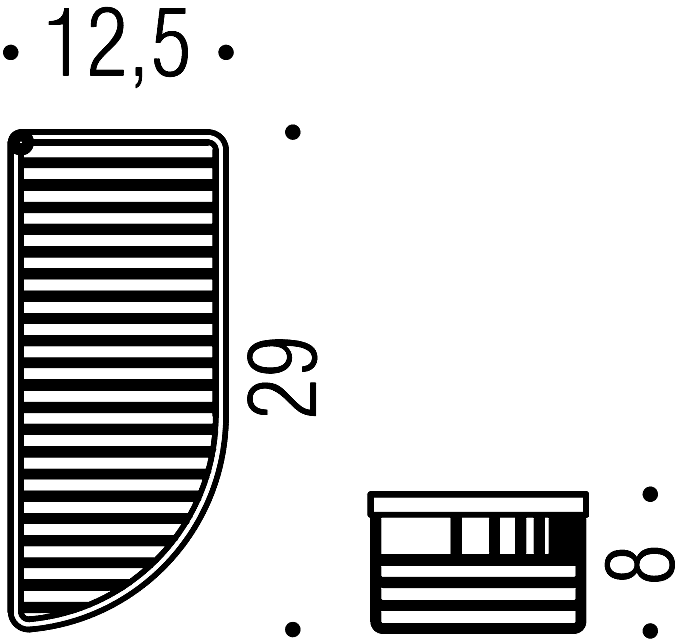 Colombo Design Angolari Угловая полочка, подвесная, цвет: chrome B9608.CR