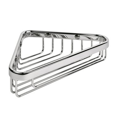 Colombo Design Basic Угловая металлическая полочка, подвесная, цвет: chrome B2732.CR
