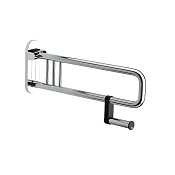 Colombo Design Complementi Поручень для инвалидов 75 см, с держателем для т/б, цвет: chrome B9730.CR