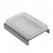 Colombo Design Forever Мыльница настольная со стеклянной чашей, латунь, цвет: chrome B2940.CR-VAN