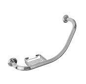 Colombo Design Hermitage Поручень для ванны с мыльницей 43,7 см, цвет: chrome B3375.CR