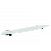 Colombo Design Hermitage Полочка стеклянная 60x14 см, подвесная, стекло матовое, цвет: chrome B3316.CR-VAN