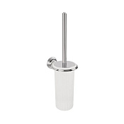 Colombo Design Hermitage Ершик для унитаза подвесной, со стеклянной колбой, цвет: chrome B3307.CR-VAN