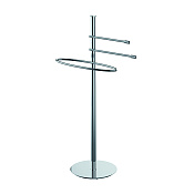 Colombo Design Isole Piantane Напольная стойка h90 см, с 3-мя полотенцедержателями, цвет: хром B9403N.CR
