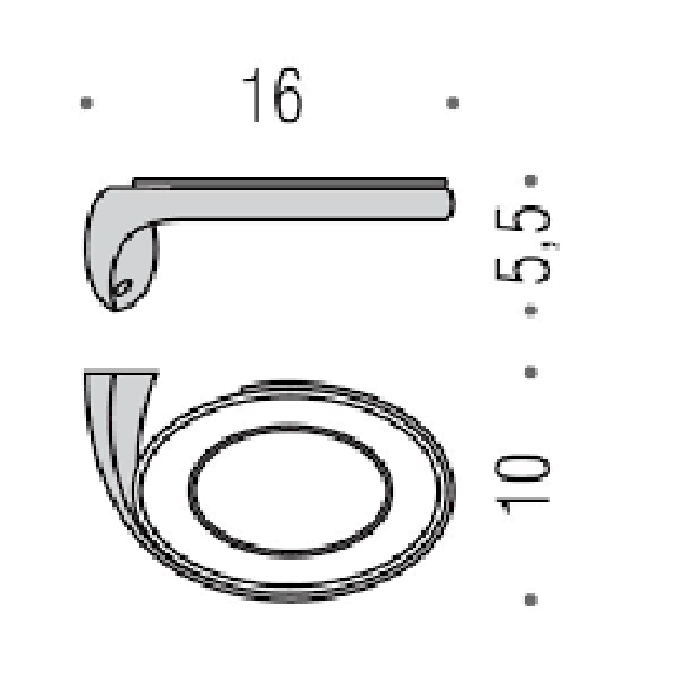 Colombo Design Link Мыльница, запасная часть, без держателя, латунь, цвет: white B2451-VAN