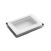 Colombo Design Look Стеклянная чаша для мыльницы, запасная, цвет: white B1651-VAN