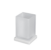 Colombo Design Look Стакан настольный, матовое стекло, латунь, цвет: matt white B1641.BM-VAN