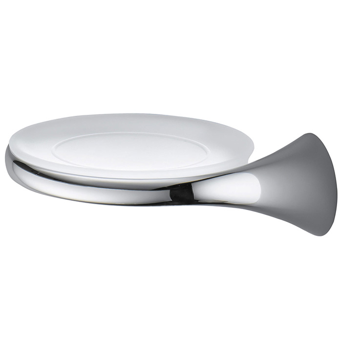 Colombo Design Link Мыльница подвесная со стеклянной чашей, латунь, цвет: chrome B2401S.CR-VAN