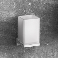 Colombo Design Look Стакан подвесной, матовое стекло, латунь, цвет: matt white B1602.BM-VAN