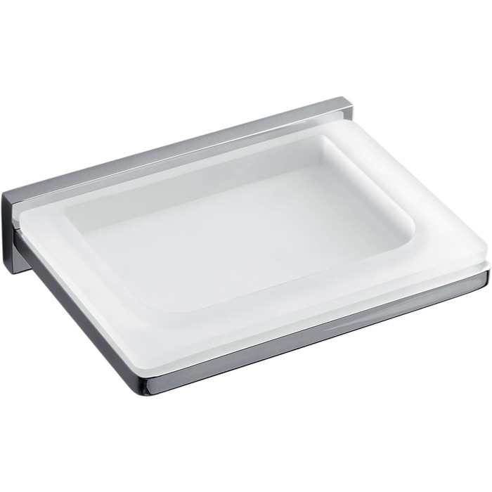 Colombo Design Look Мыльница подвесная со стеклянной чашей, латунь, цвет: chrome B1601.RRO