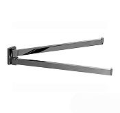 Colombo Design Look Полотенцедержатель двойной 33,5 см, подвесной, цвет: chrome B1612.CR