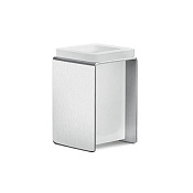 Colombo Design Over Стакан настольный, матовое стекло, латунь, цвет: stainless steel B7041.SS-VAN