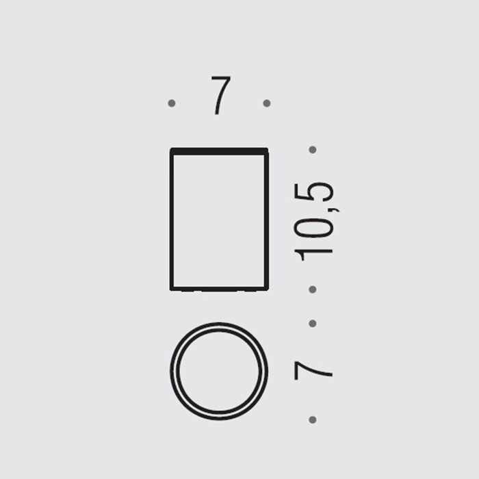 Colombo Design Plus Стакан для зубных щеток настольный, латунный, цвет: stainless steel W4941.HPS1