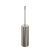 Colombo Design Plus Ершик для унитаза, напольный, с латунной колбой, цвет: stainless steel W4961.HPS1