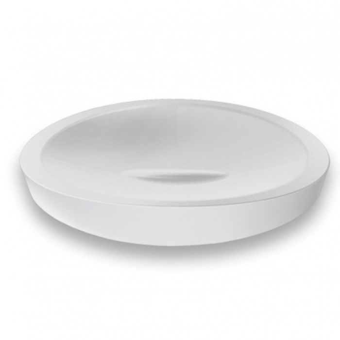 Colombo Design Plus Мыльница настольная, латунь, цвет: matt white W4940.BM