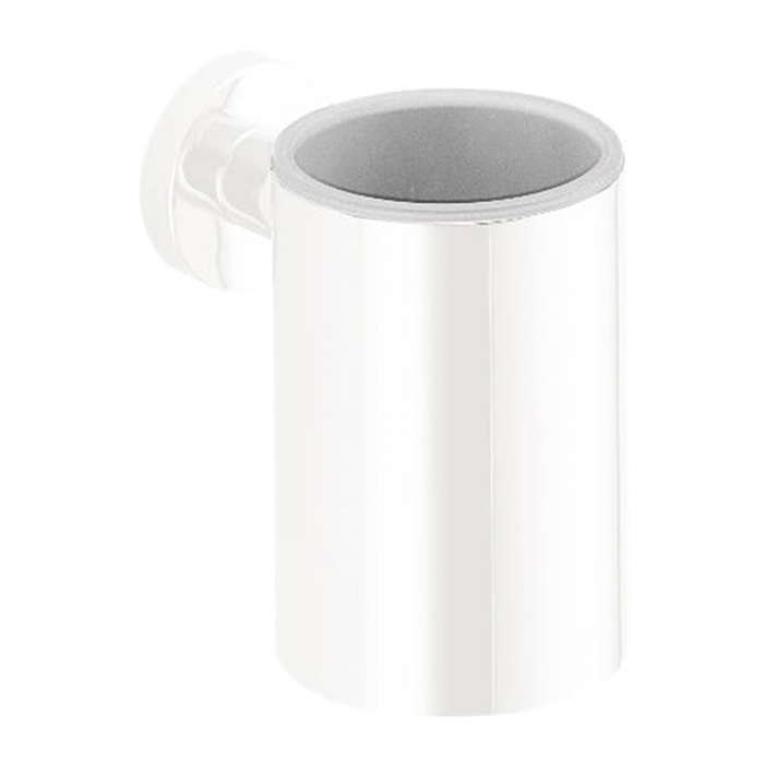 Colombo Design Plus Стакан подвесной, матовое стекло, латунь, цвет: matt white W4902.BM