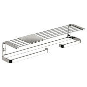 Colombo Design Time Полка 44,5 см, с полотенцедержателем и держателем для т/б, цвет: chrome W4276D.CR