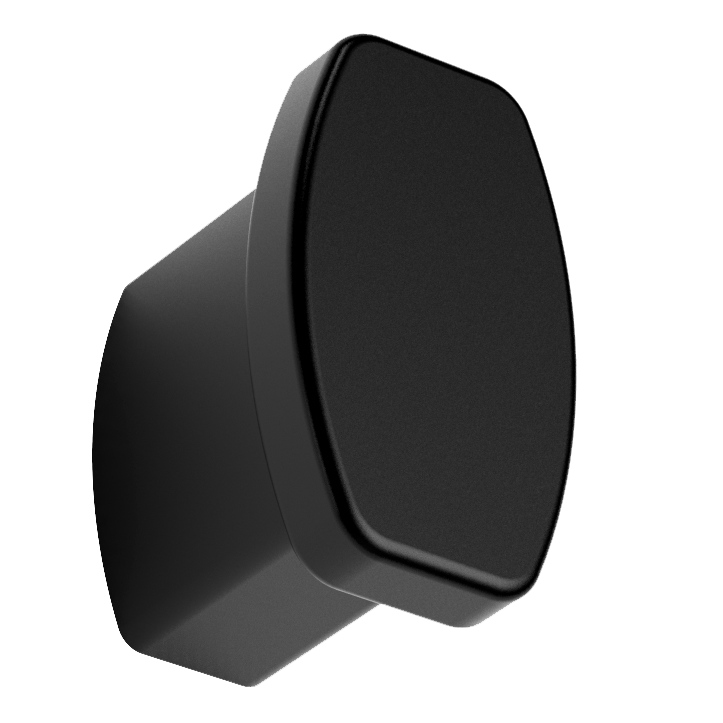 Colombo Design Trenta Крючок для полотенец, подвесной, цвет: matt black BPT17.NM