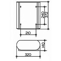 Keuco Plan Диспенсер для бумажных салфеток, цвет: хром 14985 010000