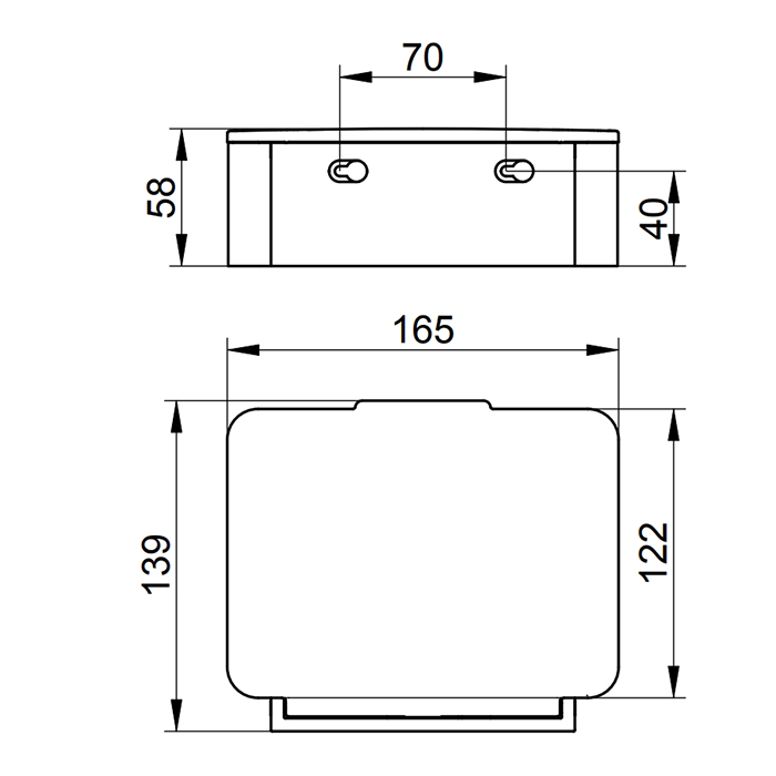 Keuco Plan Диспенсер для влажных салфеток, цвет: хром 14967 010001