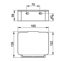 Keuco Plan Диспенсер для влажных салфеток, цвет: хром 14967 010001