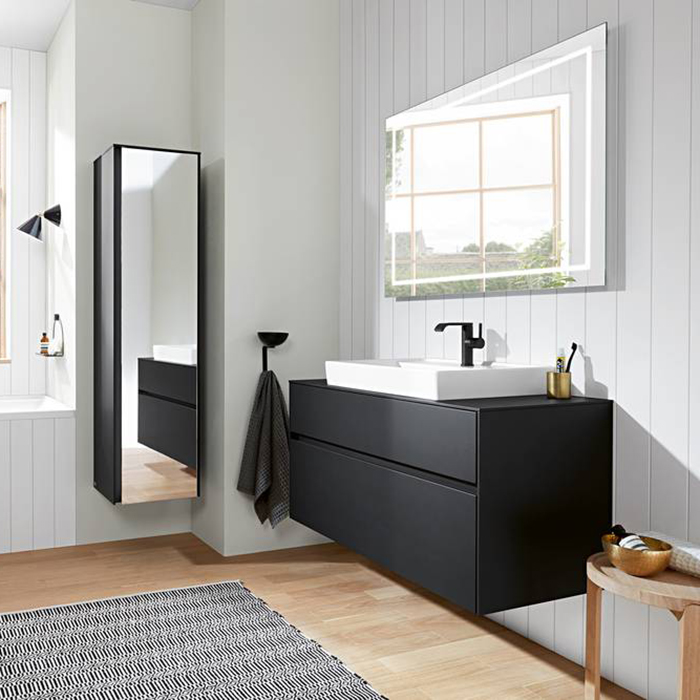 Villeroy & Boch Finion Зеркало 100х75х45 см, с подсветкой, цвет: белый F6001000