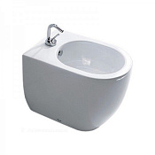 Kerasan Flo Биде напольное 52x36 см, с 1 отверстием под смеситель и переливом, цвет: Bianco 312001*1