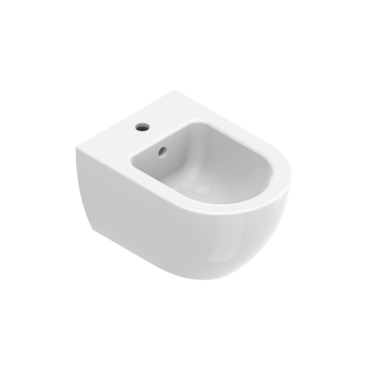 Catalano Sfera Биде подвесное 35x50 см, 1 отв., с переливом, покр. Cataglaze, цвет: белый глянцевый 1BSS5000