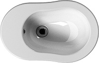 GSI Classic Биде напольное, 1 отверстие под смеситель, перелив, без крепежа, цвет: белый глянцевый 8762111