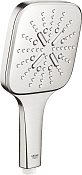 Grohe Rainshower SmartActive 130 Cube Ручной душ, 3 вида струи, цвет: суперсталь 26582DC0