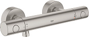 Grohe Grohtherm 1000 Cosmopolitan Термостатический смес. наклад., выход. для шланга, цвет:суперсталь 34065DC2