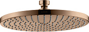Axor Starck Верхний душ 24 см, 1 вид струи, цвет: полированное розовое золото 28494300
