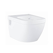 Grohe Euro Ceramic Унитаз 54x37 см, подвесной, слив в стену, цвет: хром 39538000