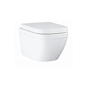 Grohe Euro Ceramic Унитаз 54x37 см, слив в стену, подвесной, цвет: хром 39554000