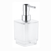 Grohe Selection Cube Дозатор для жидкого мыла настольный, стеклянная колба, цвет: хром 40805000