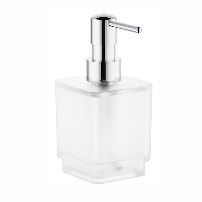 Grohe Selection Cube Дозатор для жидкого мыла настольный, стеклянная колба, цвет: хром 40805000