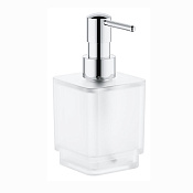 Grohe Selection Cube Дозатор для жидкого мыла настольный, стеклянная колба, цвет: хром 40805000