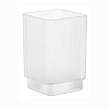 Grohe Selection Cube Стакан для зубных щеток настольный, стеклянный матовый, цвет: стекло 40783000