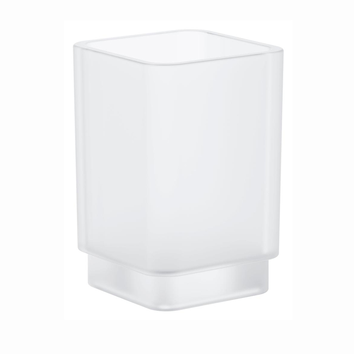 Grohe Selection Cube Стакан для зубных щеток настольный, стеклянный матовый, цвет: стекло 40783000