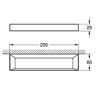 Grohe Selection Полотенцедержатель 25 см, цвет: хром 40766000