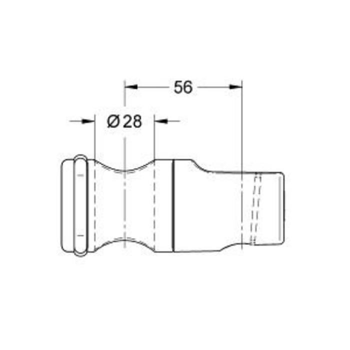 Grohe Держатель для душа на штангу: цвет: хром 12435000