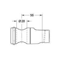 Grohe Держатель для душа на штангу: цвет: хром 12435000
