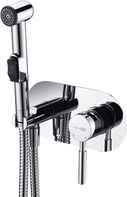 Wasserkraft Main Гигиенический душ со смесителем и встраиваемой частью, цвет: хром 4138
